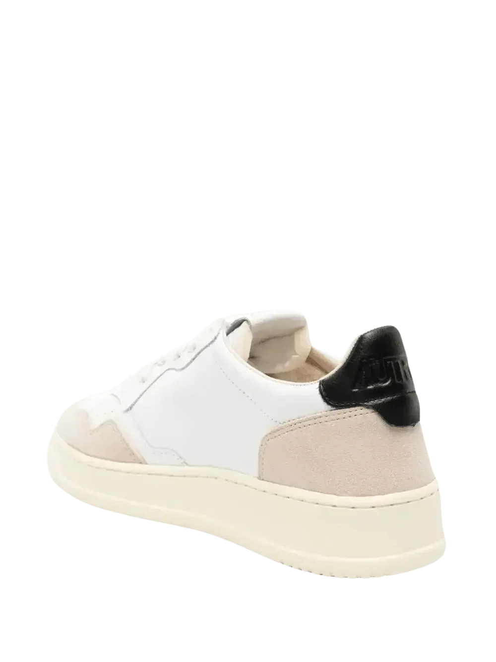 AUTRY - Baskets en Cuir Noir et Blanc