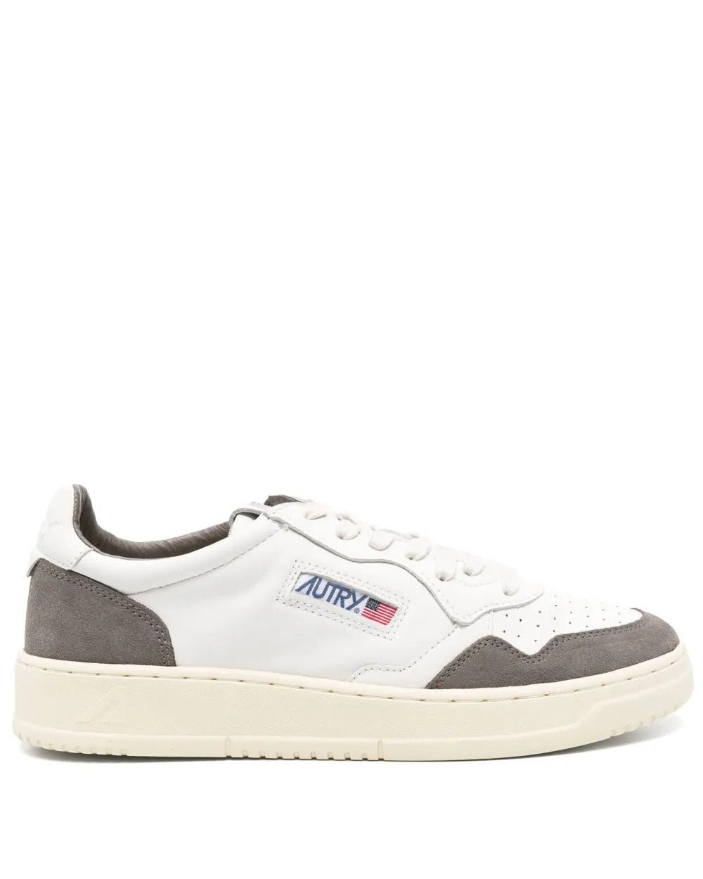AUTRY - Medalist low Sneakers Gris et Blanc - Lothaire